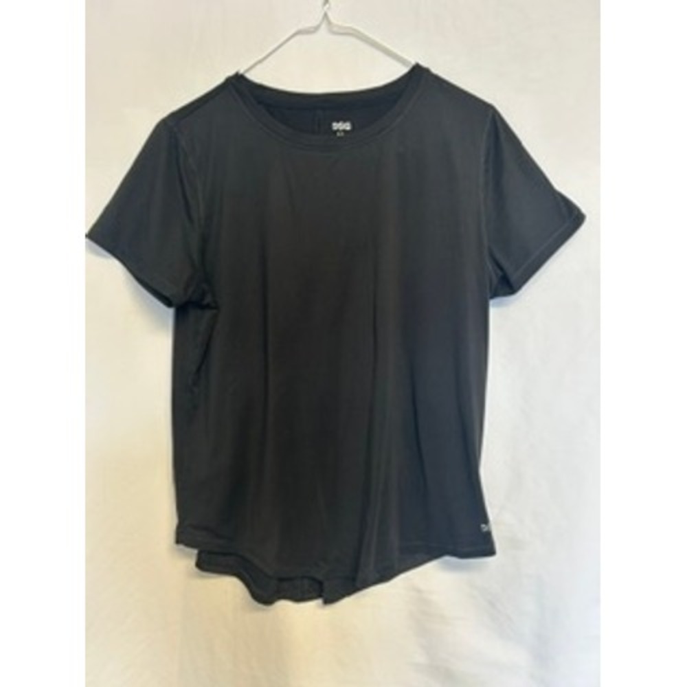 DSG Womens Black Short Sleeve Performance T-Shirt Size M Activewear Crew Neck
